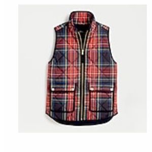 J Crew Excursion  vest in Stewart Tartan,…